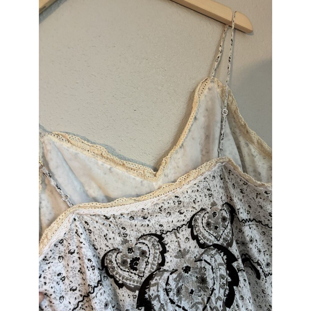 JOHNNY WAS Embroidered Sleeveless Maxi Dress Straps Boho Beauty Sz 12 - Picture 7 of 9